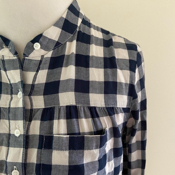 💙Cute Madewell Navy/White Top - Picture 2 of 7